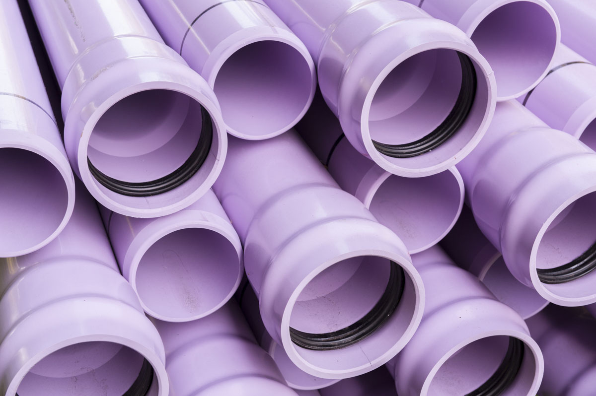 Reclaimed water pipes